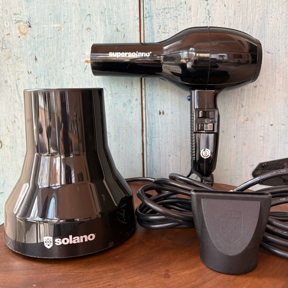 SOLANO Accessories - SOLANO SuperSolano Professional hair dryer, bundle, including diffuser & nozzle